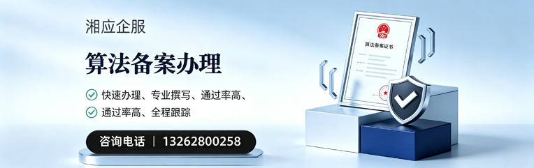 南充算法备案申报服务