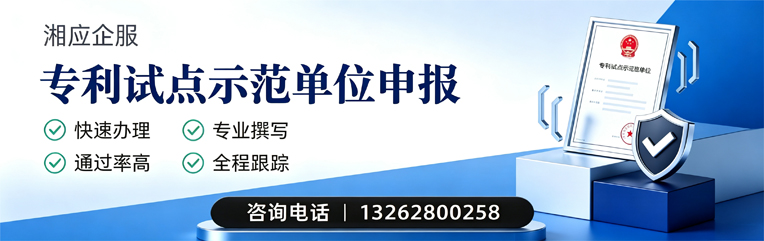 南充专利试点示范单位申报服务