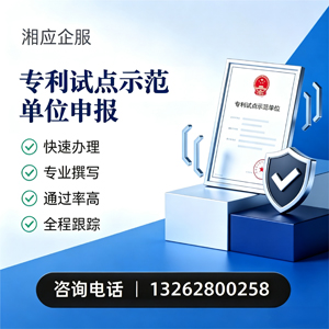南充专利试点示范单位申报服务