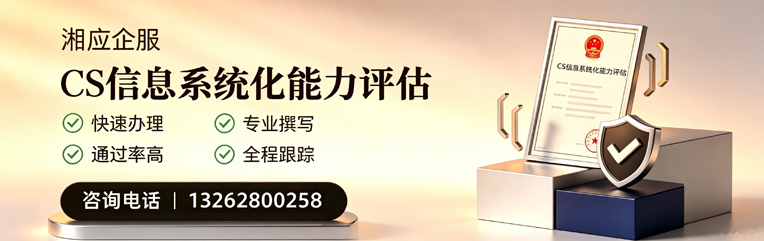 南充CS信息系统化能力评估申报服务